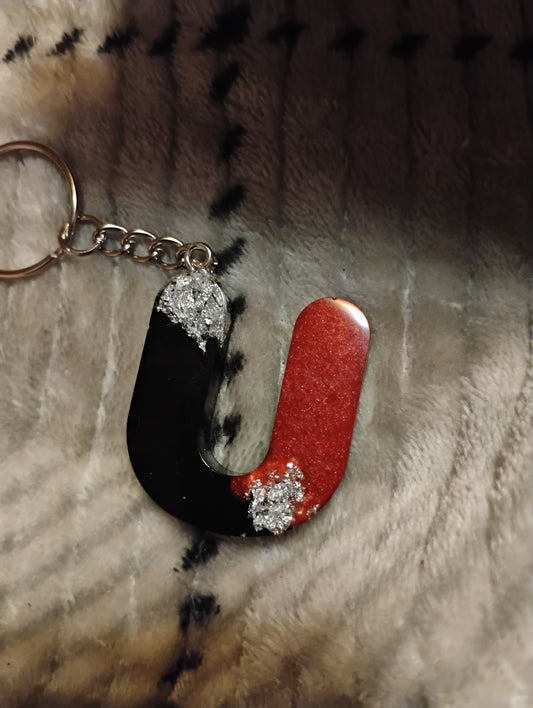 Letter keychains