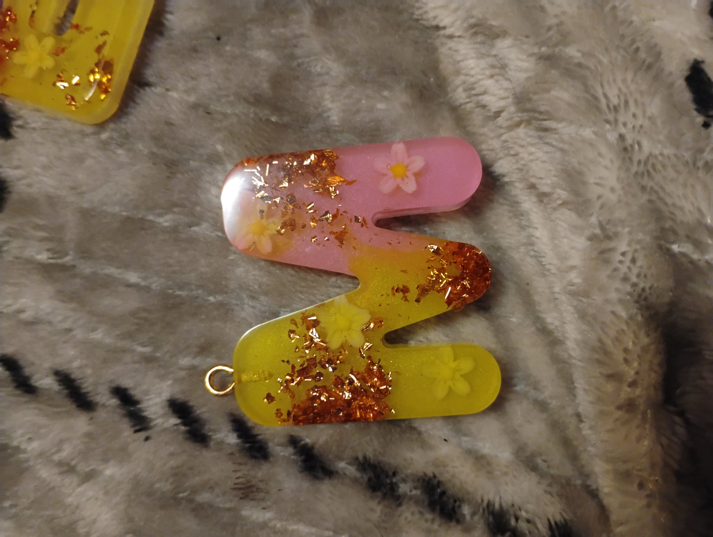 Letter keychains